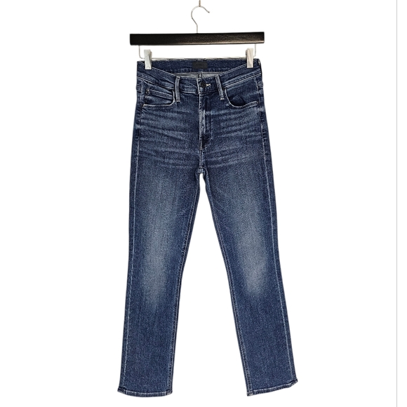 MOTHER Denim - MOTHER The Mid‎ Rise Dazzler Ankle Straight Leg Blue Jeans 25 Preowned